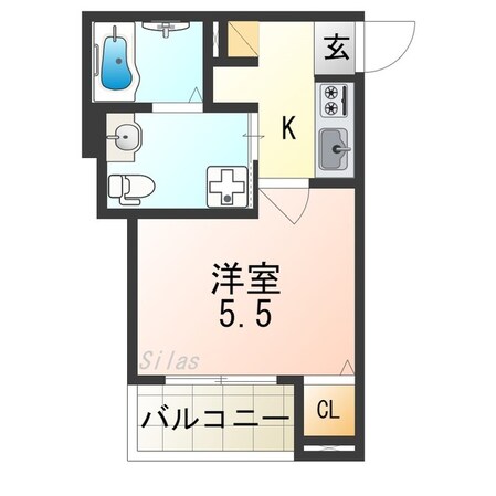 沢ノ町駅 徒歩7分 1階の物件間取画像